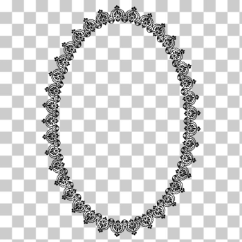 SVG Oval mirror frame SVG Oval mirror frame