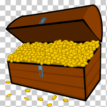 SVG Overflowing treasure chest SVG Overflowing treasure chest