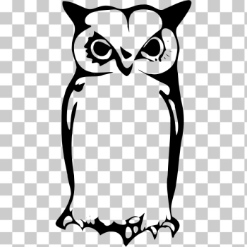 SVG Owl vector clip art SVG Owl vector clip art