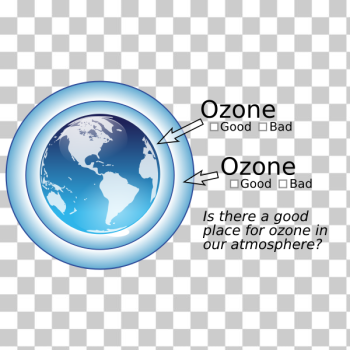 SVG Ozone in atmosphere SVG Ozone in atmosphere