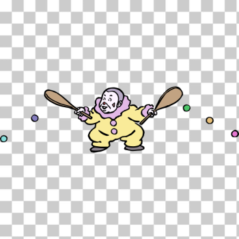 SVG Paddle clown