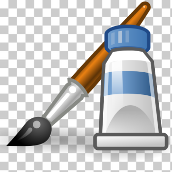 SVG Paint application for PC icon vector clip art