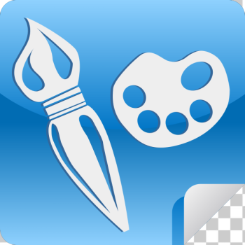 SVG Paint application icon vector image