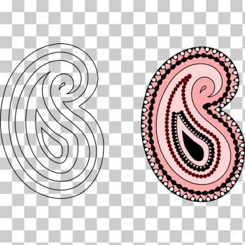 SVG Paisley decoration SVG Paisley decoration