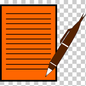 SVG Paper and pen symbol SVG Paper and pen symbol