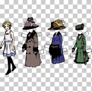 SVG Paper doll with clothes SVG Paper doll with clothes