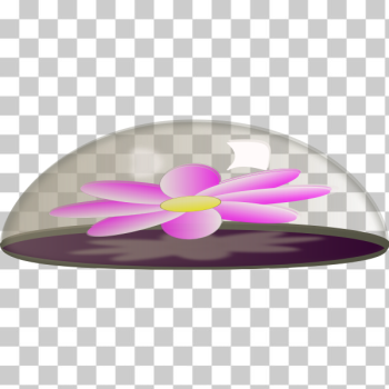 SVG Paper flower in glass SVG Paper flower in glass