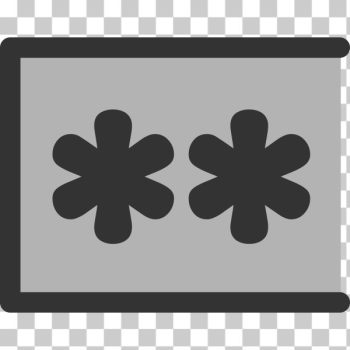 SVG Password icon