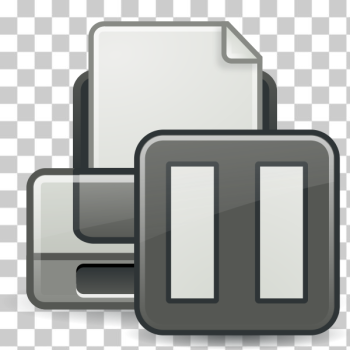 SVG Paused printer SVG Paused printer
