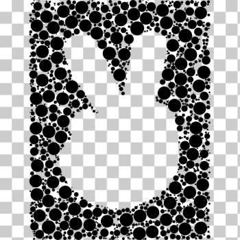 SVG Peace print symbol SVG Peace print symbol