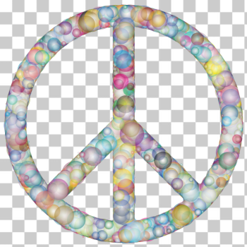 SVG Peace Sign Geometric II