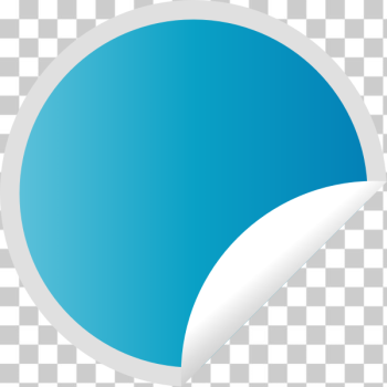 SVG Peeling Blue Sticker SVG Peeling Blue Sticker