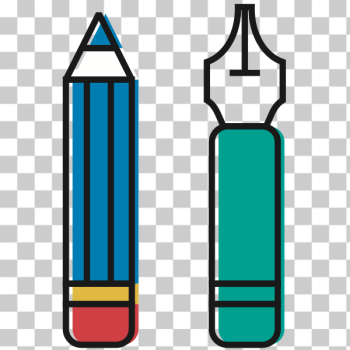 SVG Pen and pencil
