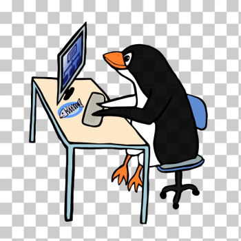 SVG Penguin admin vector illustration SVG Penguin admin vector illustration