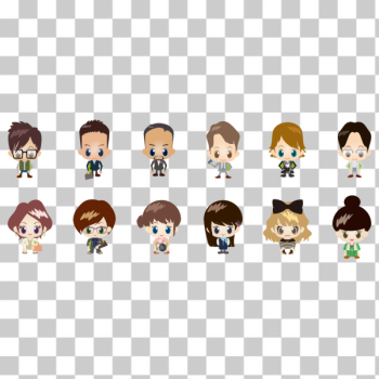 SVG People avatars SVG People avatars