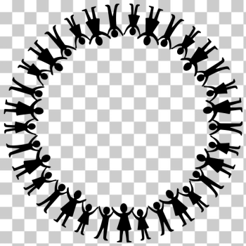 SVG People circle silhouette SVG People circle silhouette