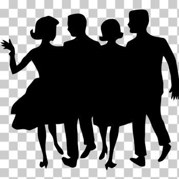 SVG People silhouette vector drawing SVG People silhouette vector drawing