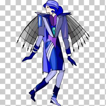 SVG Performer with wings SVG Performer with wings