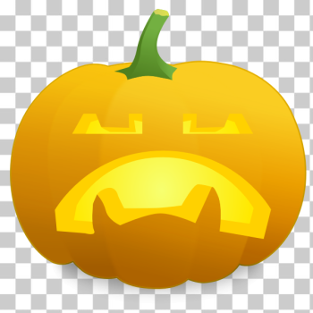 SVG Pessimistic pumpkin vector drawing SVG Pessimistic pumpkin vector drawing