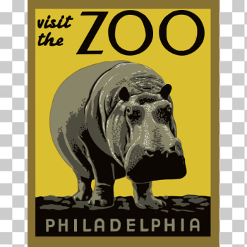 SVG Philadelphia039s zoo poster SVG Philadelphia039s zoo poster