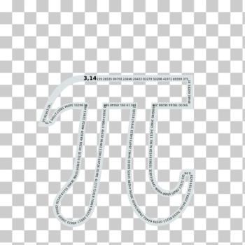 SVG Pi number contour text SVG Pi number contour text