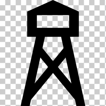 SVG Pictogram for a tower vector image SVG Pictogram for a tower vector image