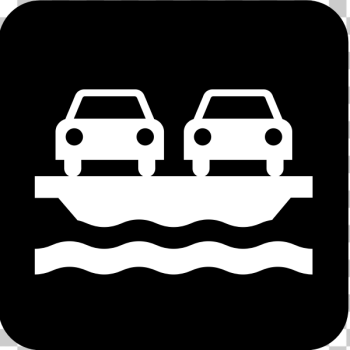 SVG Pictogram for a vehicle ferry vector image SVG Pictogram for a vehicle ferry vector image