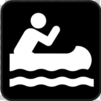 SVG Pictogram for kayaking vector image SVG Pictogram for kayaking vector image