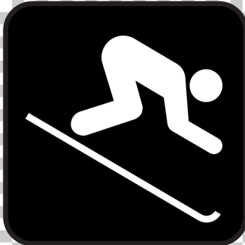 SVG Pictogram for skiing vector image SVG Pictogram for skiing vector image