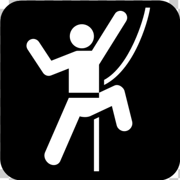 SVG Pictogram for technical rock climb vector image SVG Pictogram for technical rock climb vector image