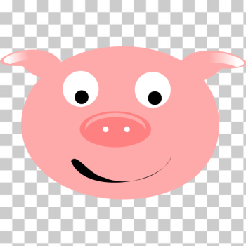 SVG Piggy's head SVG Piggy's head