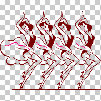 SVG Pin-up girls