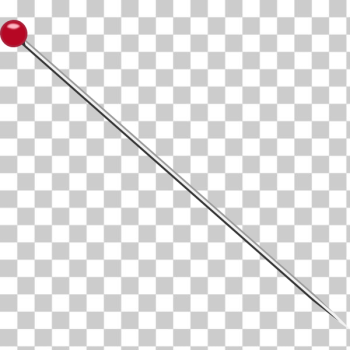 SVG Pin with spherical head vector image SVG Pin with spherical head vector image