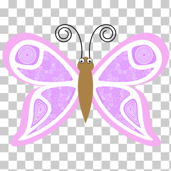 SVG Pink butterfly image SVG Pink butterfly image