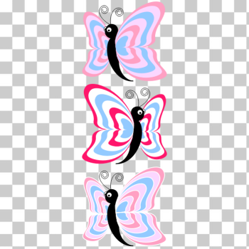 SVG Pink cartoon butterfly SVG Pink cartoon butterfly