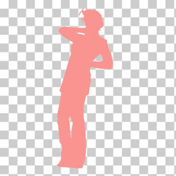 SVG Pink curly-haired girl SVG Pink curly-haired girl