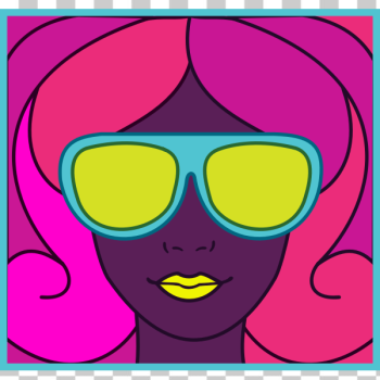 SVG Pink-haired girl SVG Pink-haired girl