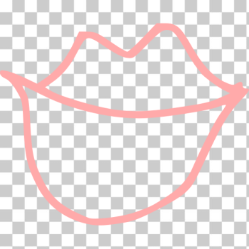 SVG Pink Lips SVG Pink Lips