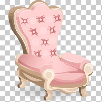 SVG Pink royal chair