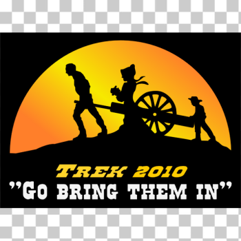 SVG Pioneer trek logo color vector image