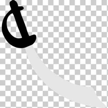 SVG Pirate cutlass