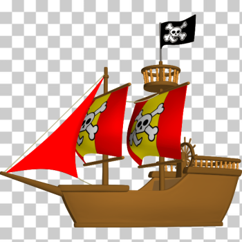 SVG Pirate ship image SVG Pirate ship image