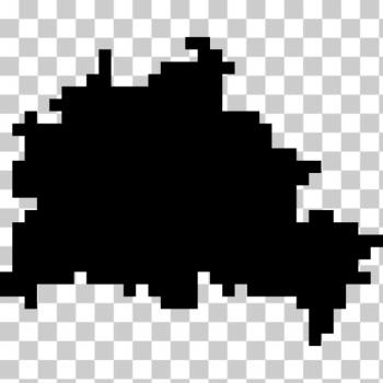 SVG Pixel Berlin outline SVG Pixel Berlin outline