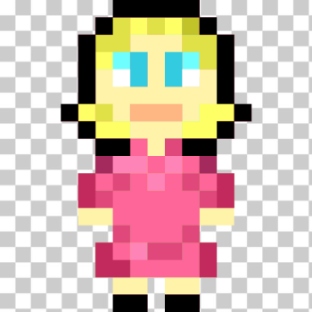 SVG Pixel girl SVG Pixel girl