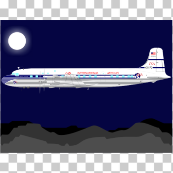 SVG Plane under moonlight SVG Plane under moonlight