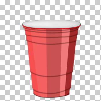 SVG Plastic cup vector drawing