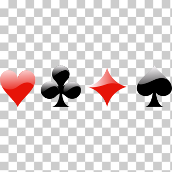 SVG Playing card signs vector illustration SVG Playing card signs vector illustration