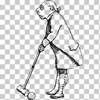 SVG Playing croquet