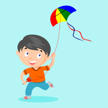 SVG Playing kite SVG Playing kite