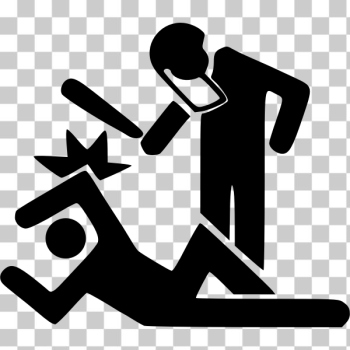 SVG Police brutality vector illustration